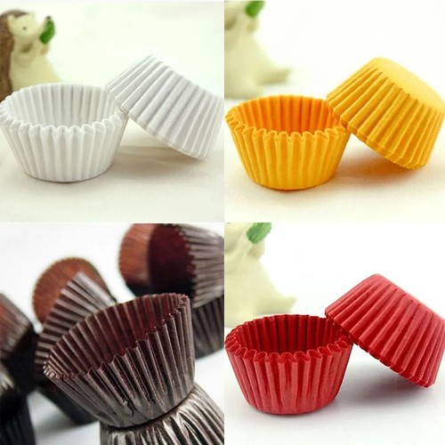 100x mini cupcake cases baking - cupcake,