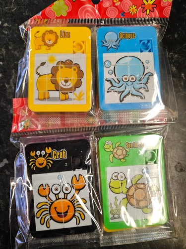 12x mini sliding puzzle toys - puzzle,